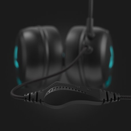 LAMAX Heroes General1 Gamer Fejhallgató 53mm membrán JACK csatlakozó BeatBass