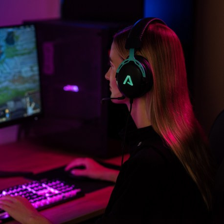 LAMAX Heroes General1 Gamer Fejhallgató 53mm membrán JACK csatlakozó BeatBass