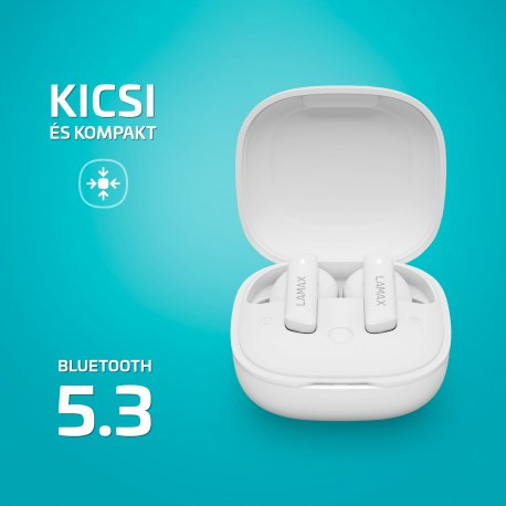 LAMAX Clips1 ANC White vezeték nélküli fülhallgató fehér