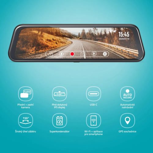 LAMAX S8 Dual menetrögzítő kamera