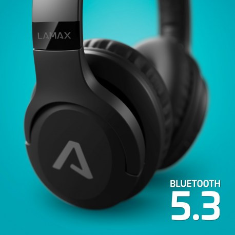 LAMAX Base2 vezeték nélküli fejhallgató BeatBass® 40mm membrán