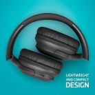 LAMAX Base2 vezeték nélküli fejhallgató BeatBass® 40mm membrán