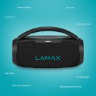 LAMAX PartyGo1 Mini 30W Bluetooth Karaoke hangszóró vezeték nélküli mikrofonnal