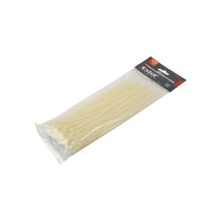   EXTOL PREMIUM kábelkötegelő 3,6×280mm 100db, fehér nylon; UV-, sav- és lúgálló