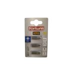 FORTUM behajtóhegy PZ, 3 db, S2 acél; PZ 2×25mm, ACR, bliszteren