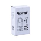 EXTOL CRAFT lakat, vas, 3 kulccsal, dobozban ; 25mm