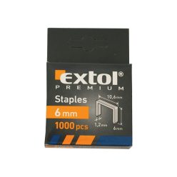   EXTOL PREMIUM tűzőgépkapocs profi (10,6×0,52×1,2mm) ; 10mm, 1000db