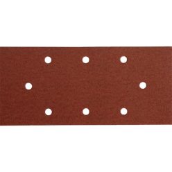   EXTOL PREMIUM csiszolópapír, tépőzáras, 93×190 mm, 8 lyukas klt. P80, 10db/cs, 407115-höz