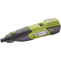   EXTOL CRAFT akkus mini köszörű és fúrógép, Li-ion; 3,6V, 1300 mAh, ford.:18000 1/min, befogás 3,2mm