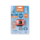 EXTOL LIGHT LED fejlámpa, 3 W, CREE XPL, 100 Lumen; IR szenzor, tölthető akkuval, 3 funkció, fehér+piros fény