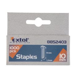   EXTOL PREMIUM szeg fejjel profi tűzőgéphez 1000db ; 14mm (2,0×1,2×0,52mm)