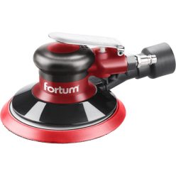   FORTUM pneumatikus rotációs csiszoló, 150mm, excentricitás: 5mm; 10.000 1/min, 226 l/min, 6 Bar, 1/4' tömlőcsatlakozó, 0,8 kg