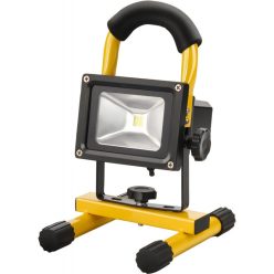   EXTOL LIGHT hordozható LED lámpa (reflektor), 10W, 800 lm; IP65, Li-ion akkus tölthető