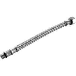   bekötőcső 81019 és 83019 kombinált zuhanyfejes csaptelephez 3/8", 10mm, 150mm