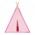 Indián tipi sátor, rózsaszín wigwam gyerekeknek, játéksátor - outdoor, beltéri, gyermek játék, táborozás