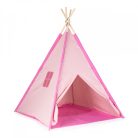 Indián tipi sátor, rózsaszín wigwam gyerekeknek, játéksátor - outdoor, beltéri, gyermek játék, táborozás