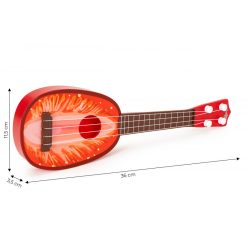   Gyermek Ukulele gitár négy húrral - Játékos hangszer kezdőknek