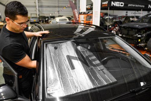 NEO TOOLS Szélvédő takaró, napellenző, belső 10-470