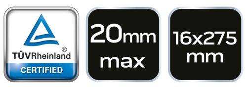 NEO TOOLS Gömbcsukló kinyomó 16 x 275mm, max. 20mm 11-801