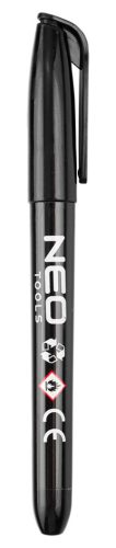 NEO TOOLS 4db jelölőfilc, vízálló olajalapú festékkel, használat előtt felrázandó, színes, normál hegyű 13-857