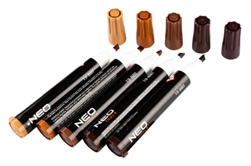 NEO TOOLS Bútorjavító filc készlet, 5 db-os 13-881