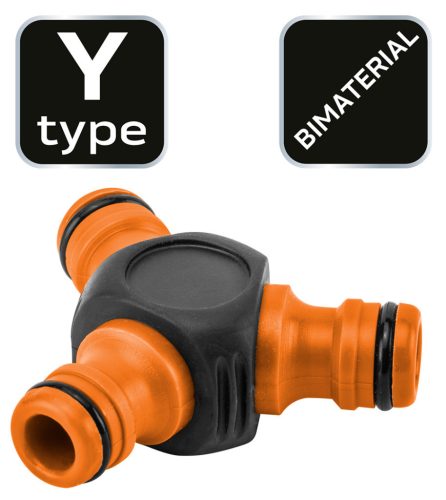 NEO TOOLS Y csatlakozó, 3 ágú, kétkomponensű 15-744