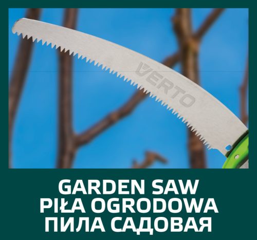 VERTO HERNYÓZÓ 220mm-ES FŰRÉSSZEL, KÖTÉLLEL, penge: 57mm 15G260