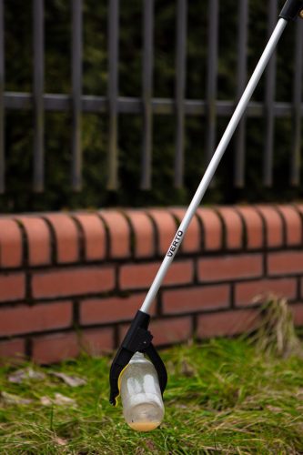 VERTO Szemétfelszedő csipesz, rugós, forgófejes, 76cm 15G459