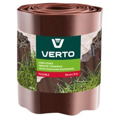 VERTO Ágyásszegély 15cm, 9m, barna 15G514