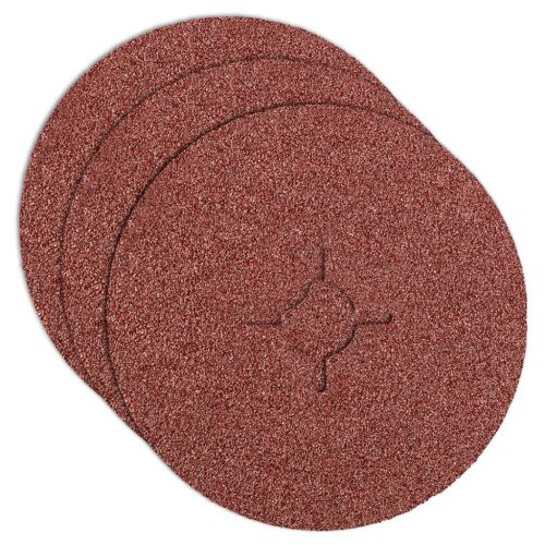 GRAPHITE Rostszálas-. fíber-csiszolókorong 125mm, K60, 3db 55H856