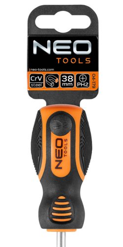 NEO TOOLS Csavarhúzó PH2x38mm 25 év garanciával 04-179