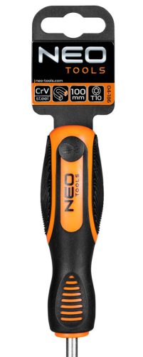 NEO TOOLS Csavarhúzó TORX T10x100mm 25 év garanciával 04-186