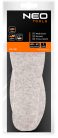 NEO TOOLS Talpbetét, filc, hőszigetelt, 40-41 82-341