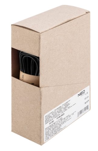 NEO TOOLS Cipőfűző 150cm, fekete, Rendelési egység: 10db 82-391