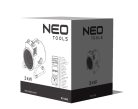 NEO TOOLS Ipari elektromos hősugárzó 3kW, állíth. üzemmód, IPX4(vizálló), állíth. szög, szabadonálló, 354 m3/h 2 év garanciával 90-068