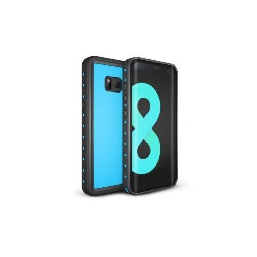 Vízálló és ütésálló tok Galaxy S8 S8+ S9 telefonokhoz S8 + Kék