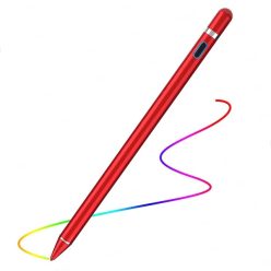 Stylus Pen tablethez, iPadhez tokkal és kesztyűvel piros