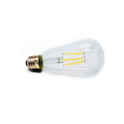   Edison izzó, filament LED retró izzó, fényforrás, 4W, 2700K, melegfehér