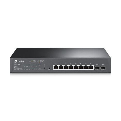 TP-LINK TL-SG2210MP 10-Port Gigabit Smart Switch with 8-Port PoE+