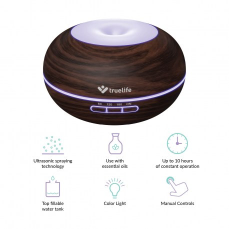 TrueLife AIR Diffuser D5 Dark Illatosító diffúzor és párásító készülék