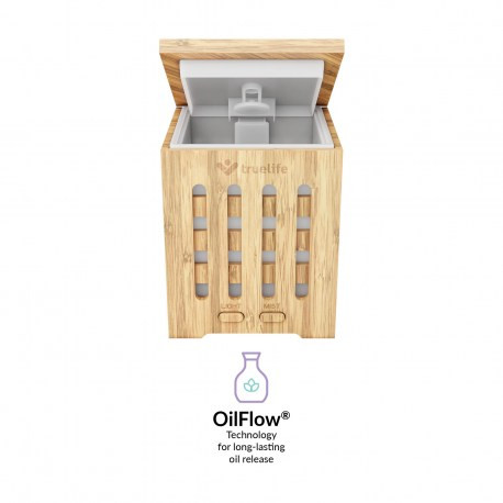TrueLife AIR Diffuser D7 Bambusz kivitelű iIllatosító diffúzor és párásító készülék
