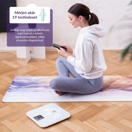TrueLife FitScale W7 BT White Okos mérleg