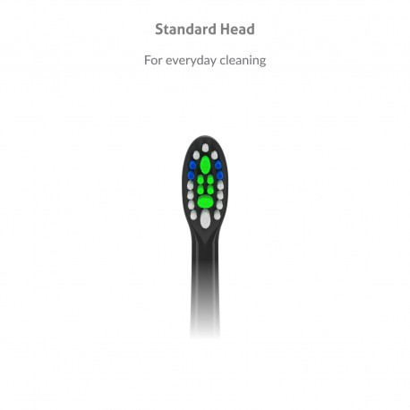 TrueLife Elektromos fogkefe pótfej, Black Standard