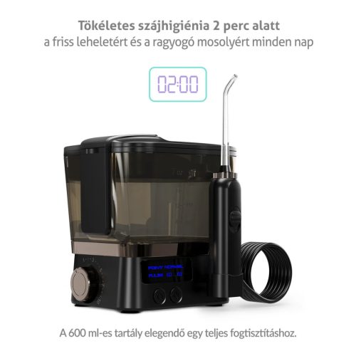 TrueLife AquaFloss Station F300 Szájzuhany Fekete