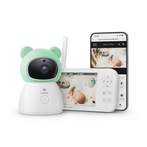 TrueLife NannyCam R6 Dual Smart Videós Bébiőr