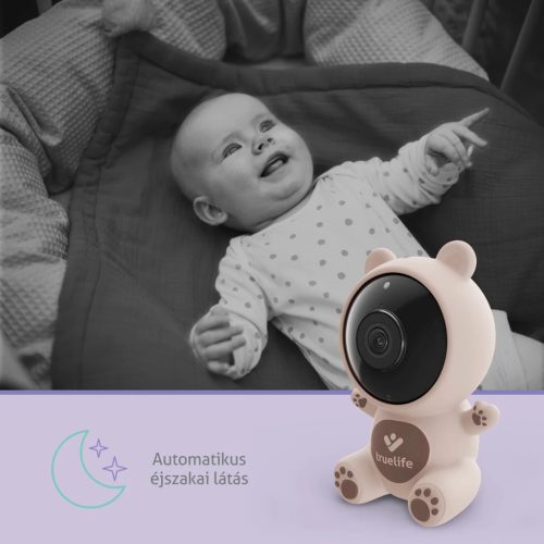 TrueLife NannyCam S3 Smart Kamerás Bébiőr TrueLife Smart alkalmazással magyar nyelven