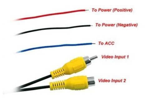 7 TFT LCD tolatókamera Monitor