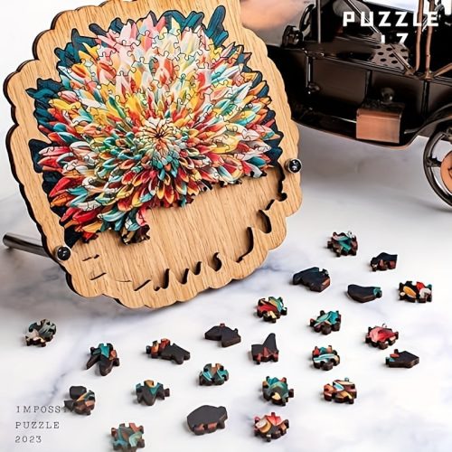 Színes Extra Nehéz virágos puzzle felnőtteknek