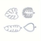 4 db-os levél formájú süteményforma