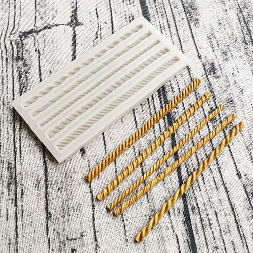 Fonott kötél szilikon forma